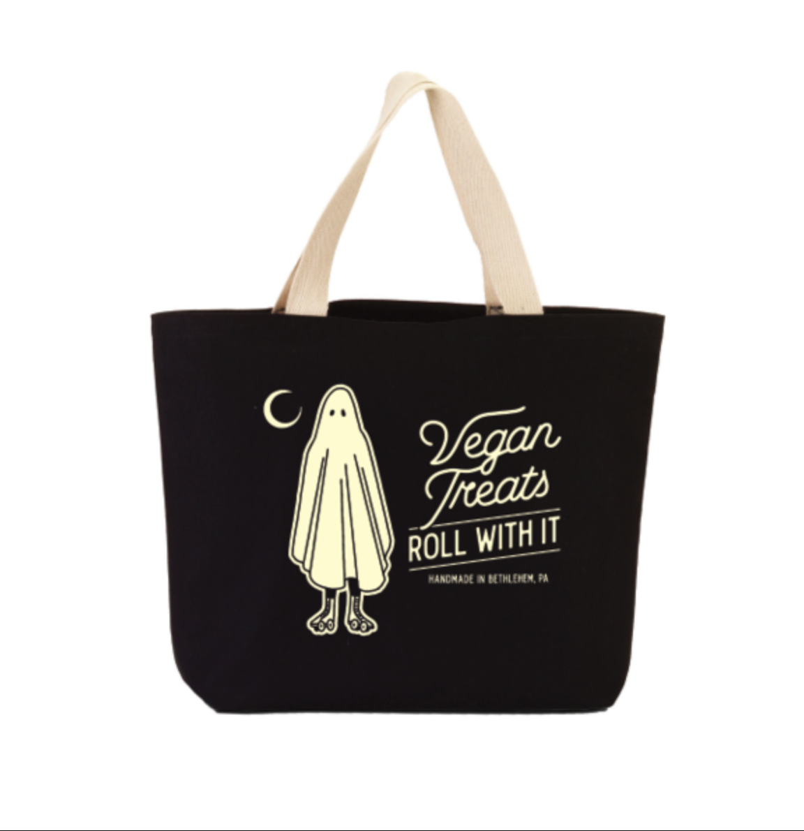 WDS × WEEKEND(ER) GHOST TEX TOTE BAG Ghost Tote Bag – Vegan Treats Bakery