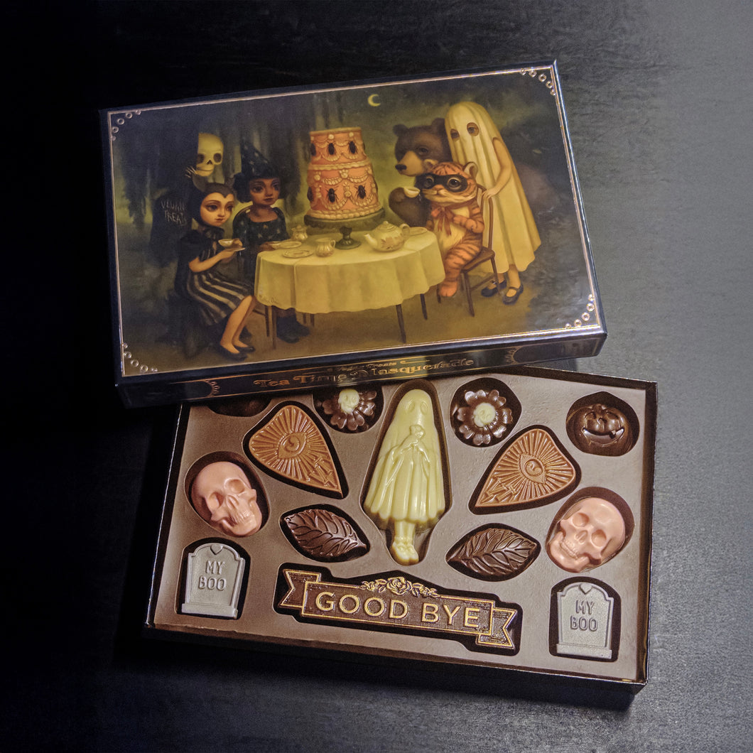 Tea Time Masquerade Limited Edition Chocolate Box • Halloween 2025