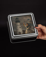 Load image into Gallery viewer, The Haunted Lighthouse Square Tin, The Haunted Lighthouse Collection 2026