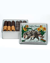 Load image into Gallery viewer, Opossum Cannoli Tin - Pistachio, Raspberry White Chocolate, &amp; More! Mild and Wild Collection