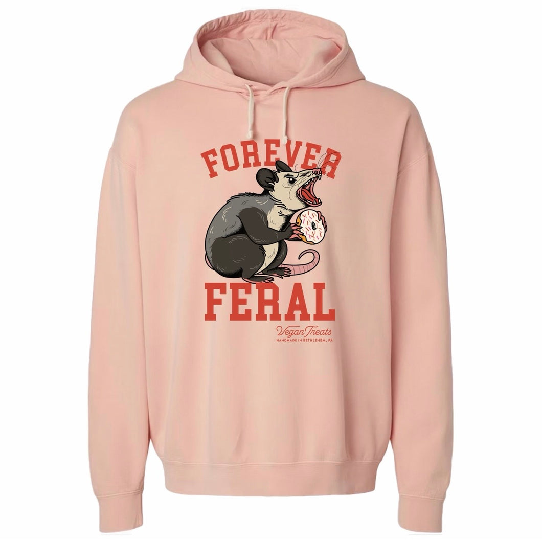 Forever Feral Lightweight Fleece Hooded Comfort Colors™ Sweatshirt