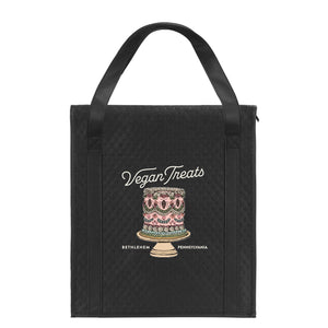 Thermal Insulated Re-usable Grocery Tote Bag - Black Bug Cake 2025