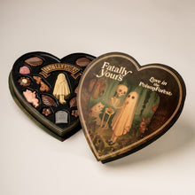 Load image into Gallery viewer, ‘Love in the Poison Forest Heart” 1 lb. Fatally Yours Heart Chocolate Box- Valentine’s Day 2025