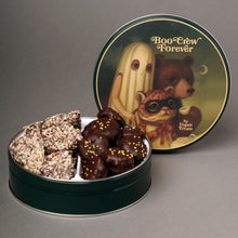Load image into Gallery viewer, Boo Crew Forever Chocolates Keepsake Tin- Brittle &amp; Clusters • Halloween 2025