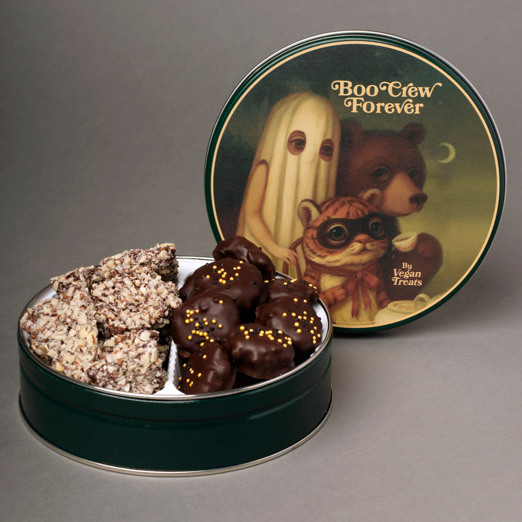 Boo Crew Forever Chocolates Keepsake Tin- Brittle & Clusters • Halloween 2025