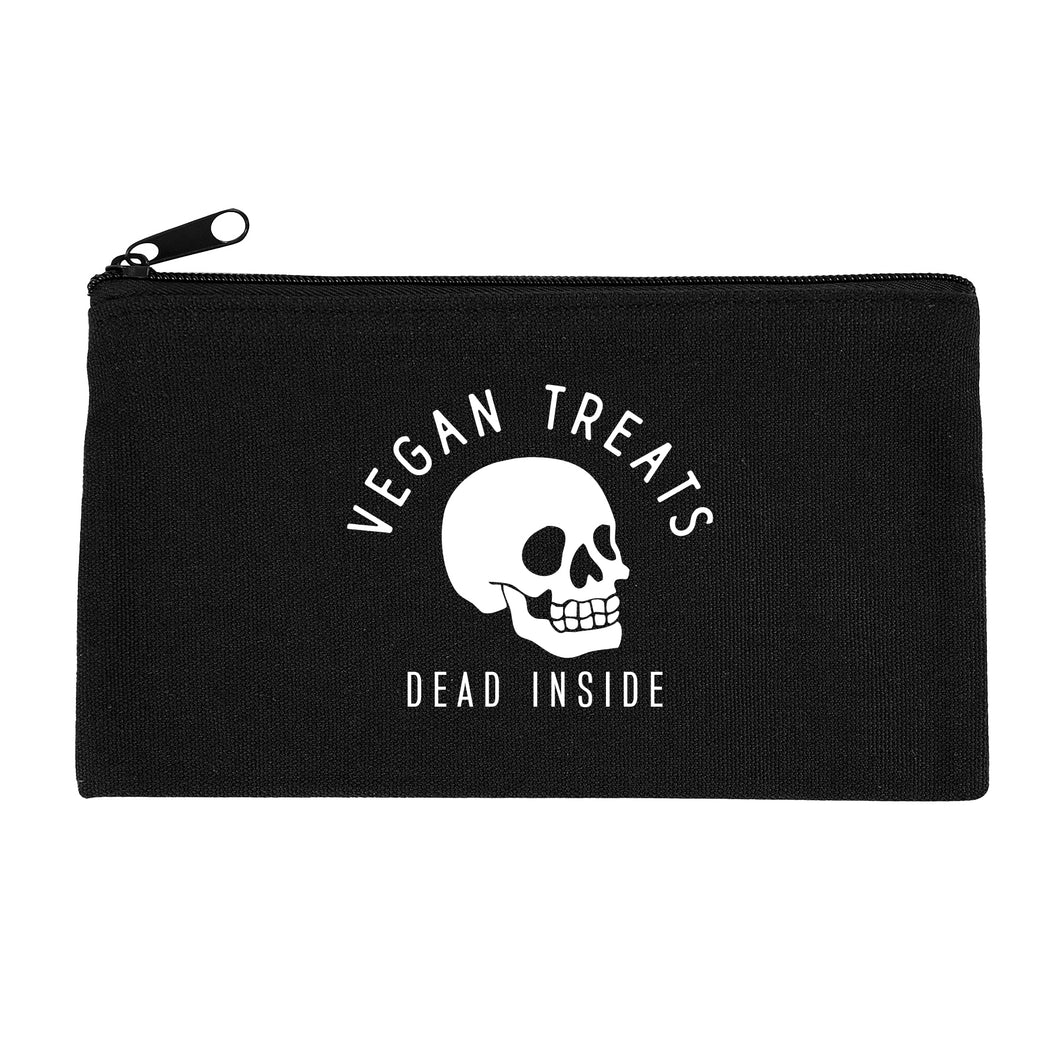 Dead Inside Black Canvas Pouch