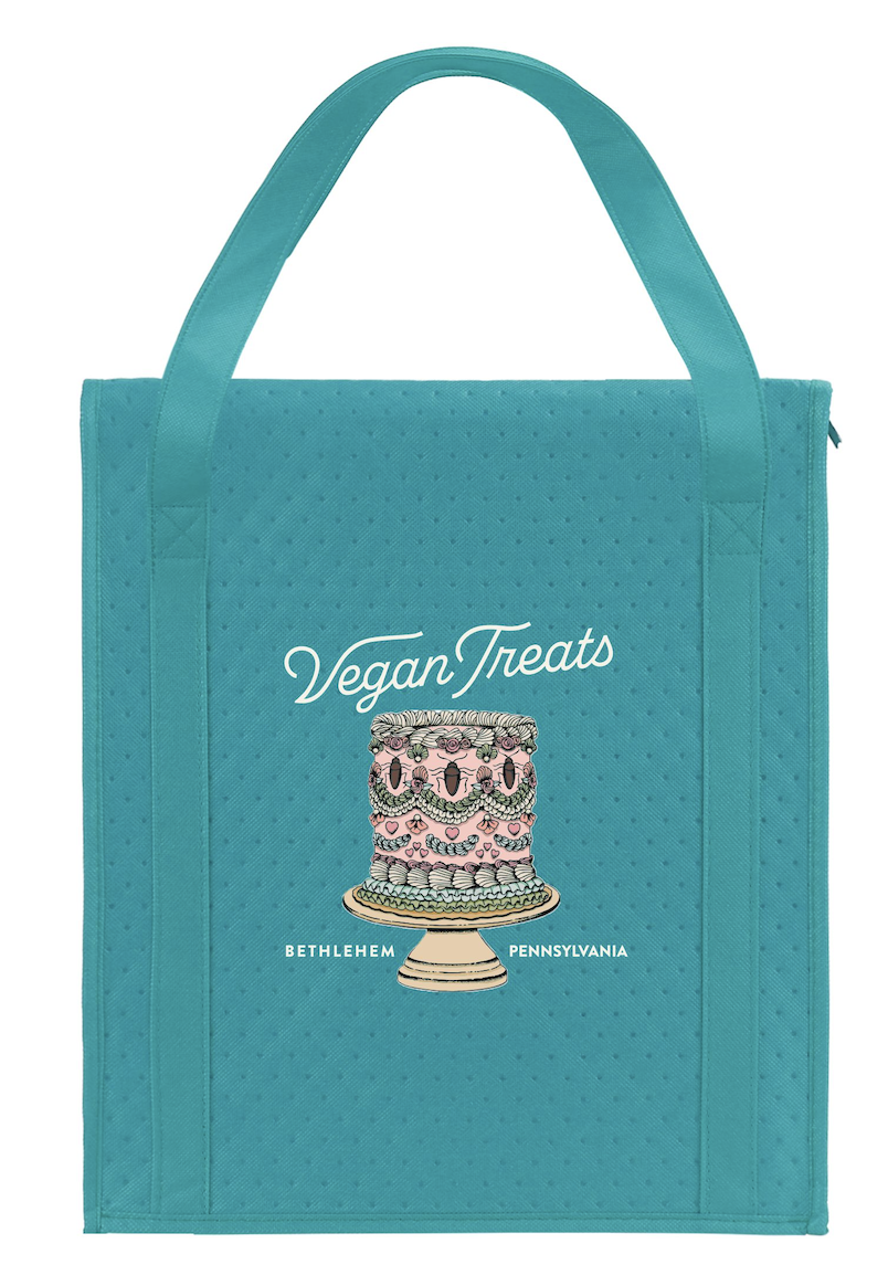 Thermal Insulated Re-usable Grocery Tote Bag - Teal - Cake Summer 2025