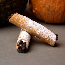 Load image into Gallery viewer, Mostly Thankful, Mildly Feral Cannoli Tin- Classic, Pumpkin and Speculoos!