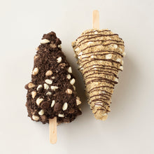 Load image into Gallery viewer, Cheesecake on a stick! Speculoos, Strawberry Crunch, Cappuccino, Chocolate Chip!