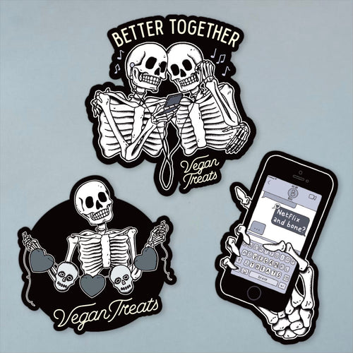 Skeleton Sticker set